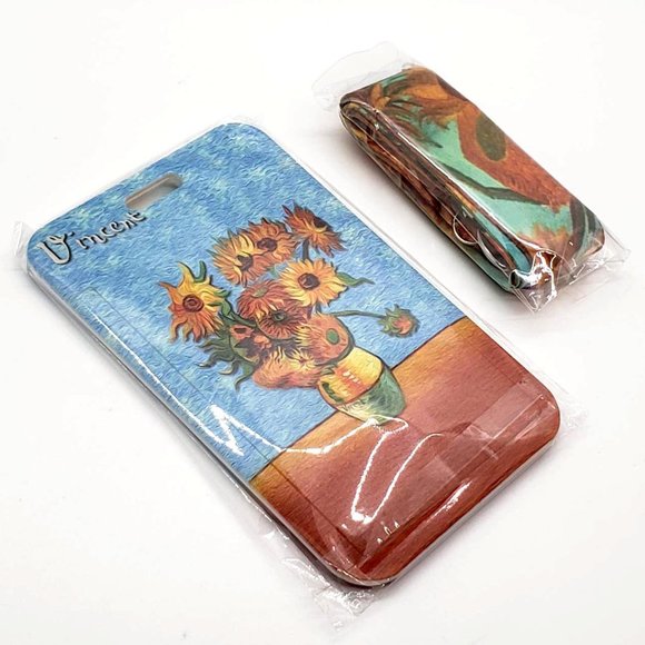 Sunflowers Van Gogh Lanyard Yellow Orange - Picture 4 of 4